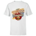 thumbnail image 1 of Marvel Eat The Universe Repulsor Blast BBQ Cheeseburger - Short Sleeve T-Shirt for Kids - Customized-White, 1 of 5