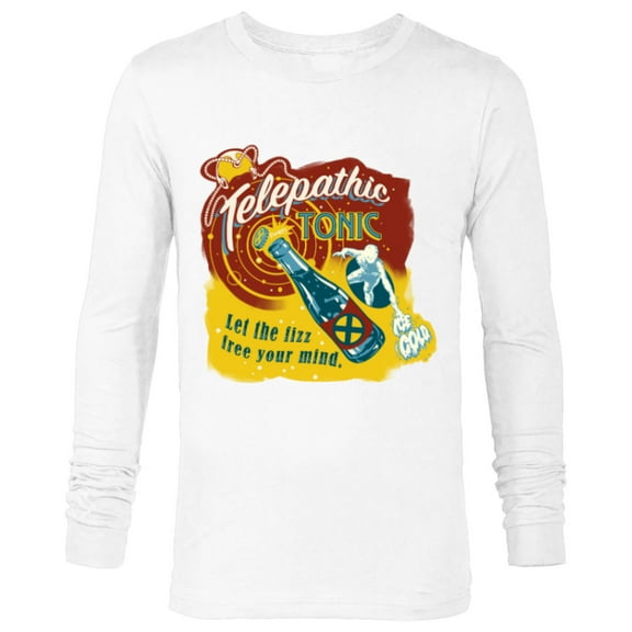 Marvel Eat The Universe X-Men Iceman Telepathic Tonic - Long Sleeve T-Shirt for Men - Customized-White