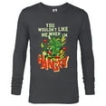 thumbnail image 1 of Marvel Eat the Universe Hulk When I’m Hangry - Long Sleeve T-Shirt for Men - Customized-Charcoal Heather, 1 of 5