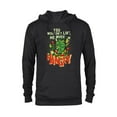 thumbnail image 1 of Marvel Eat the Universe Hulk When I’m Hangry - Pullover Hoodie for Adults - Customized-Black, 1 of 5