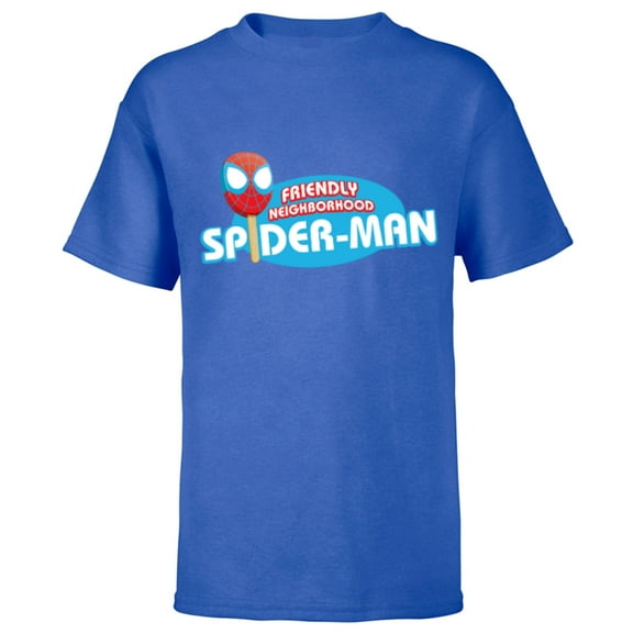 Marvel Eat the Universe Spider-Man Popsicle - Short Sleeve T-Shirt for Kids - Customized-Royal