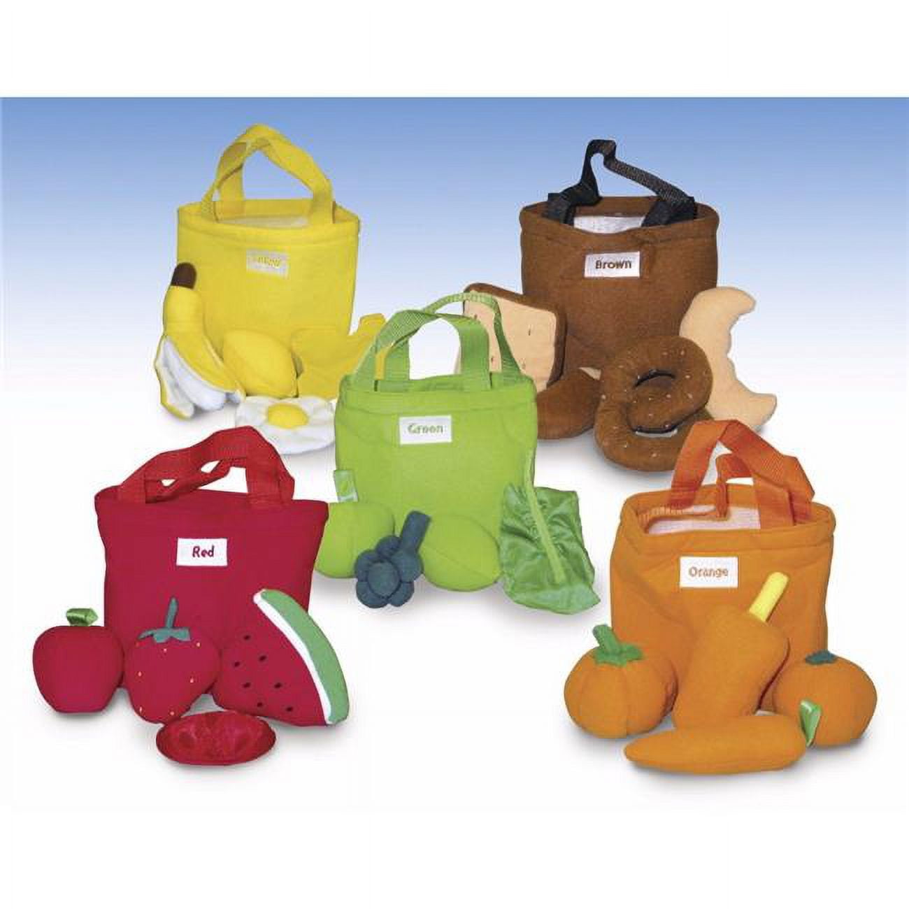 Marvel Education Co 031833 Bags Sorting With Soft Play Food Set Of 5