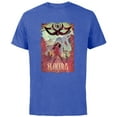 thumbnail image 1 of Marvel Elektra New Orleans Mardi Gras - Short Sleeve Cotton T-Shirt for Adults - Customized-Royal Heather, 1 of 5