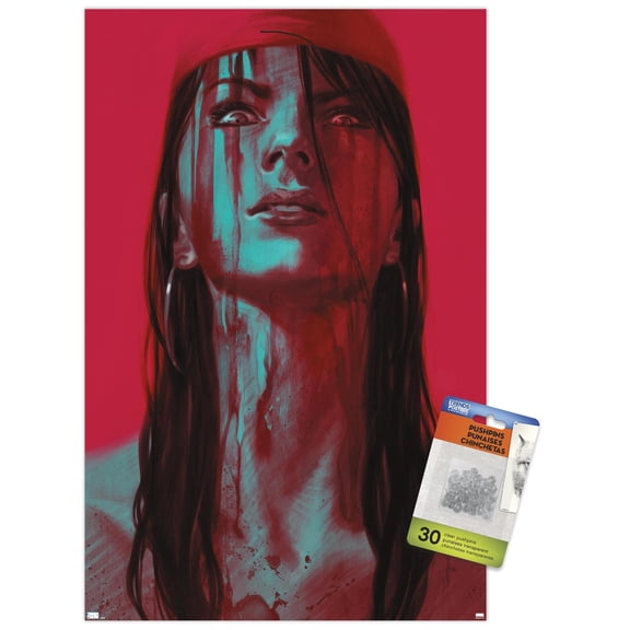 Marvel Elektra - Thunderbolts #11 Wall Poster with Push Pins, 14.725" x 22.375"