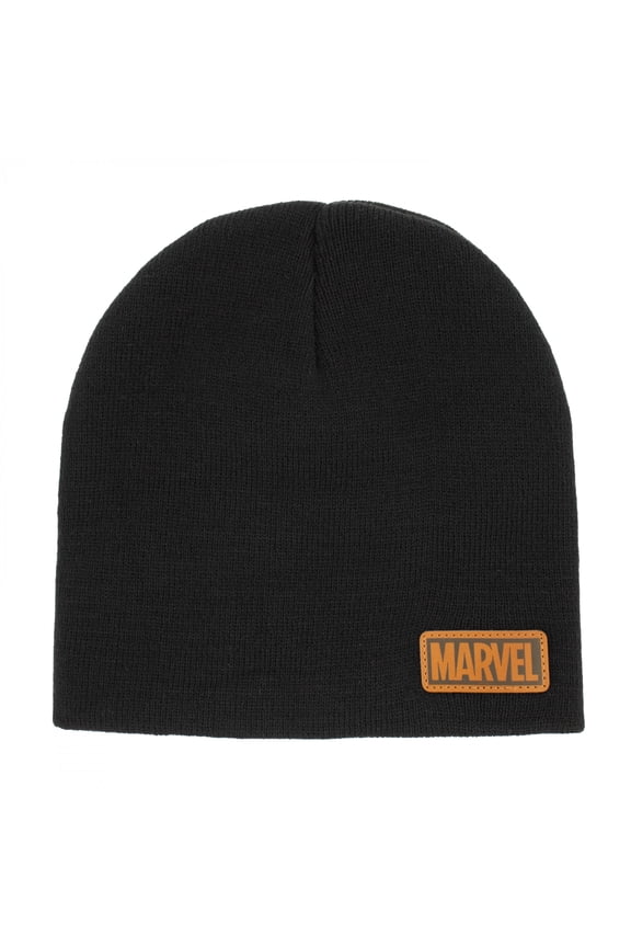 Embroidered Logo on Black Beanie