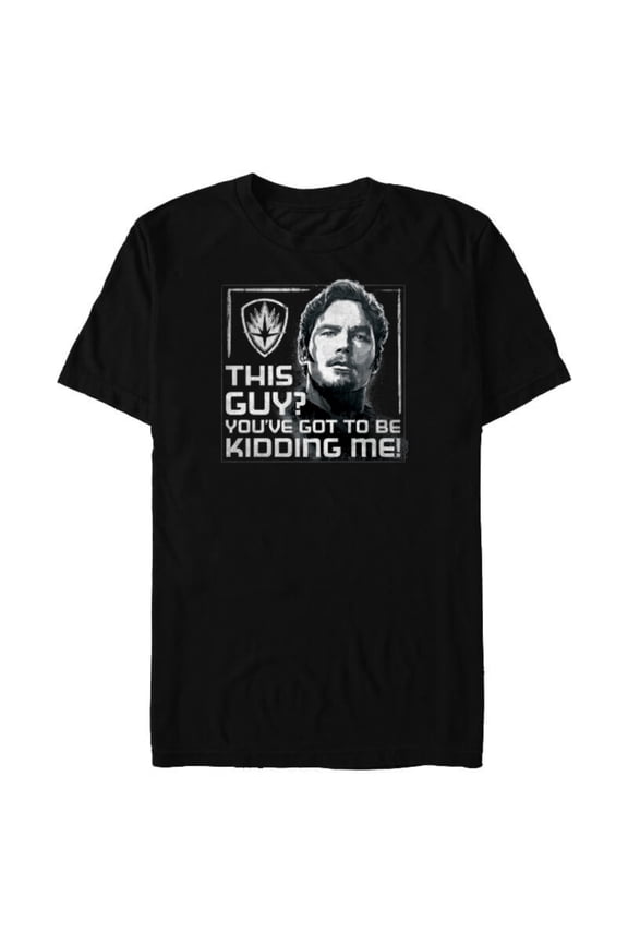 Endgame Guardians of the Galaxy Star-Lord This Guy - Short Sleeve Blended T-Shirt for Adults - Customized-Black