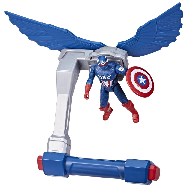Captain America, Action Figure, 4 inch, Flight Control with Wings