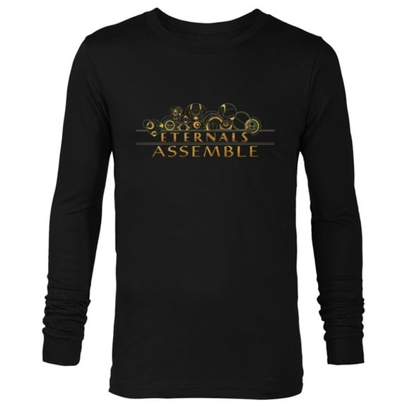 Marvel Eternals Assemble - Long Sleeve T-Shirt for Men - Customized-Black