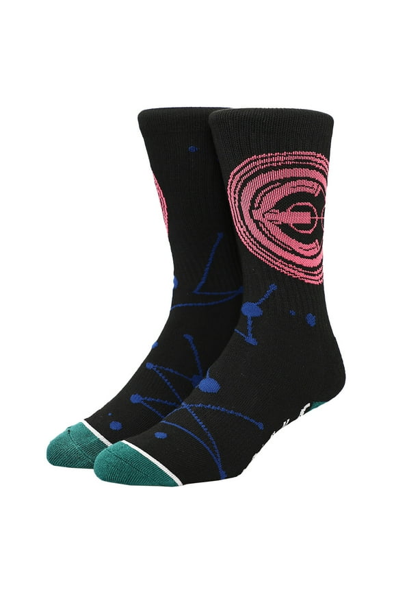 Marvel Eternals Black Cushioned Casual Crew Socks for Men