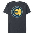 thumbnail image 1 of Marvel Eternals Blue and Yellow Icon - Short Sleeve Blended T-Shirt for Adults – Customized-Navy Heather, 1 of 5
