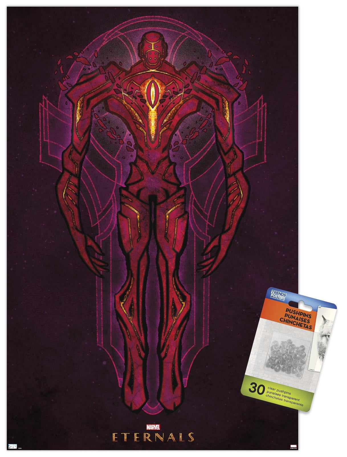 Marvel Eternals - Celestials Wall Poster with Pushpins, 14.725" x 22.375"