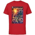 thumbnail image 1 of Marvel Eternals Comic Book Cover Immortals Walk the Earth - Short Sleeve Cotton T-Shirt for Adults - Customized-Red, 1 of 5