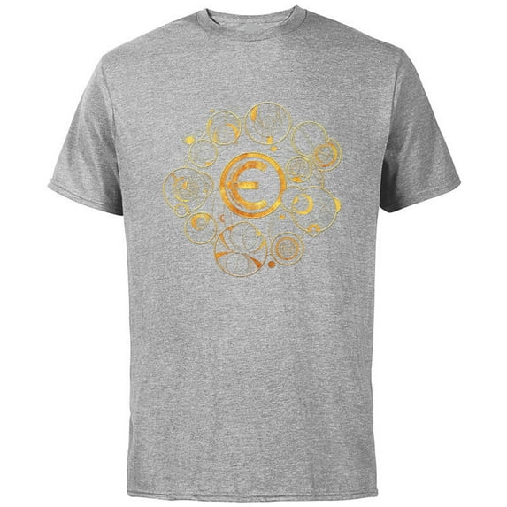 Marvel Eternals Geometric Golden Spheres - Short Sleeve Cotton T-Shirt for Adults - Customized-Athletic Heather