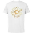 thumbnail image 1 of Marvel Eternals Geometric Golden Spheres - Short Sleeve Cotton T-Shirt for Adults - Customized-White, 1 of 5