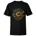 thumbnail image 1 of Marvel Eternals Geometric Golden Spheres - Short Sleeve T-Shirt for Kids – Customized-Black, 1 of 5