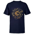 thumbnail image 1 of Marvel Eternals Geometric Golden Spheres - Short Sleeve T-Shirt for Kids – Customized-Navy, 1 of 5
