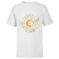 thumbnail image 1 of Marvel Eternals Geometric Golden Spheres - Short Sleeve T-Shirt for Kids – Customized-White, 1 of 5