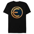 thumbnail image 1 of Marvel Eternals Icon Ancient Gold - Short Sleeve Blended T-Shirt for Adults – Customized-Black, 1 of 5