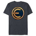 thumbnail image 1 of Marvel Eternals Icon Ancient Gold - Short Sleeve Blended T-Shirt for Adults – Customized-Navy Heather, 1 of 5