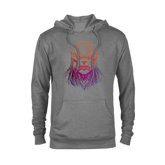 Marvel Eternals Kro Gradient Sketch - Pullover Hoodie for Adults – Customized-Graphite Heather