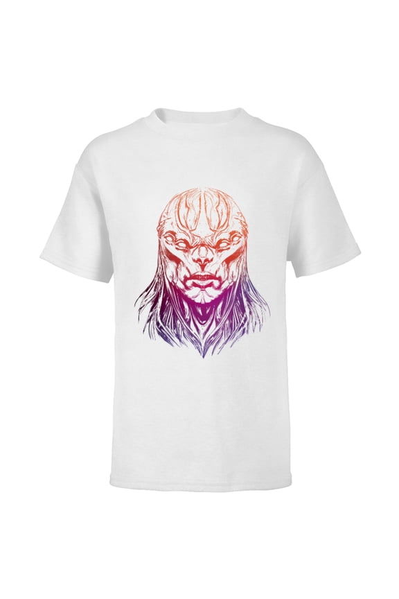 Eternals Kro Gradient Sketch - Short Sleeve T-Shirt for Kids – Customized-White