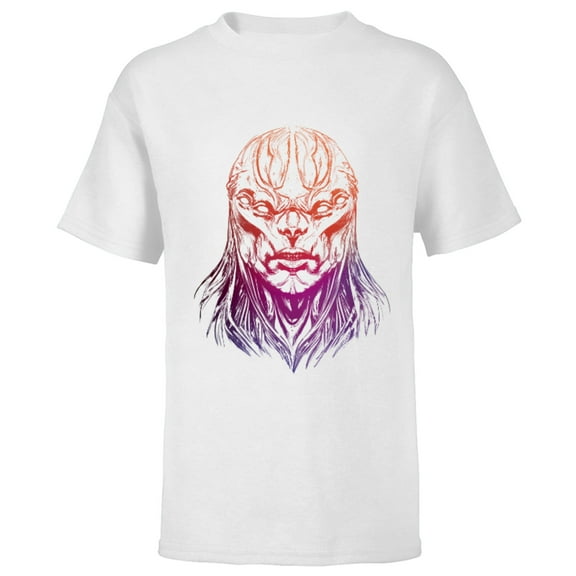 Marvel Eternals Kro Gradient Sketch - Short Sleeve T-Shirt for Kids – Customized-White
