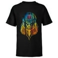 thumbnail image 1 of Marvel Eternals Kro Rainbow Gradient - Short Sleeve T-Shirt for Kids – Customized-Black, 1 of 5