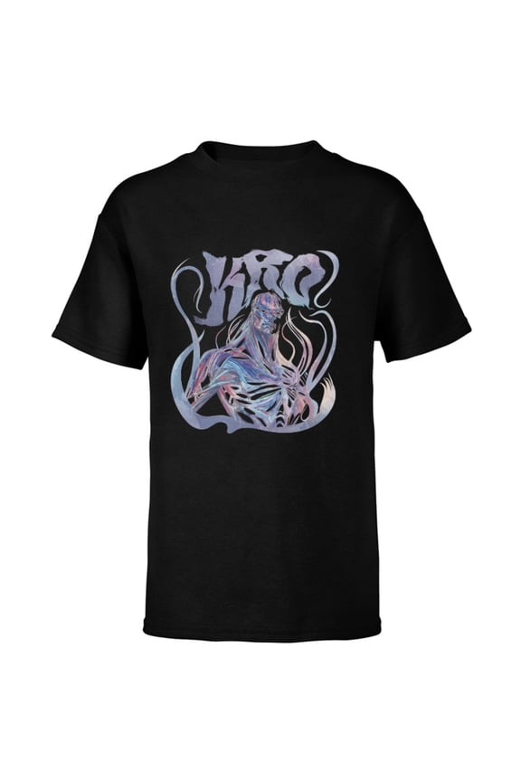 Eternals Kro Watercolor Swirls - Short Sleeve T-Shirt for Kids – Customized-Black