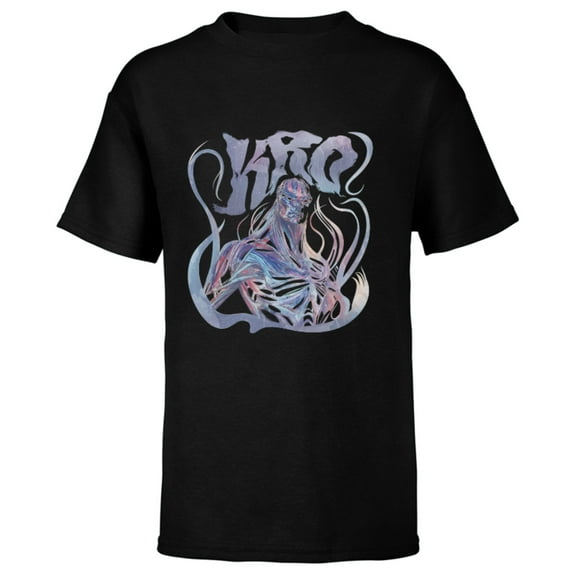 Marvel Eternals Kro Watercolor Swirls - Short Sleeve T-Shirt for Kids – Customized-Black