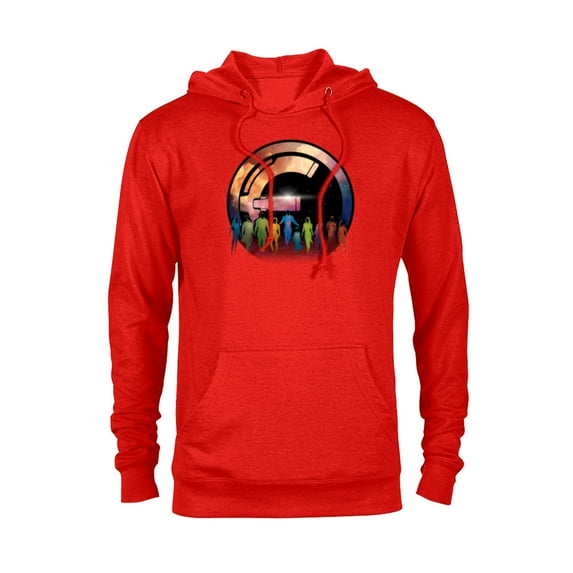 Marvel Eternals Logo Immortal Beings Cosmic Silhouettes - Pullover Hoodie for Adults – Customized-Red Heather