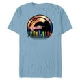 thumbnail image 1 of Marvel Eternals Logo Immortal Beings Cosmic Silhouettes - Short Sleeve Blended T-Shirt for Adults – Customized-Ocean Blue, 1 of 5