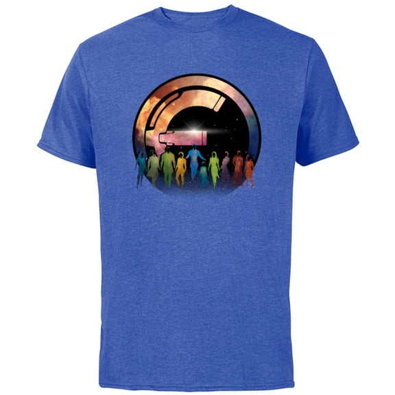Marvel Eternals Logo Immortal Beings Cosmic Silhouettes - Short Sleeve Cotton T-Shirt for Adults - Customized-Royal Heather
