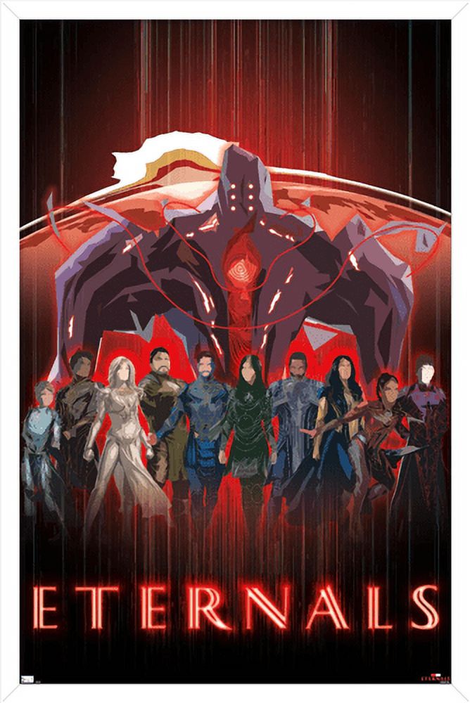 Marvel Eternals - Shadow Wall Poster, 14.725" x 22.375", Framed