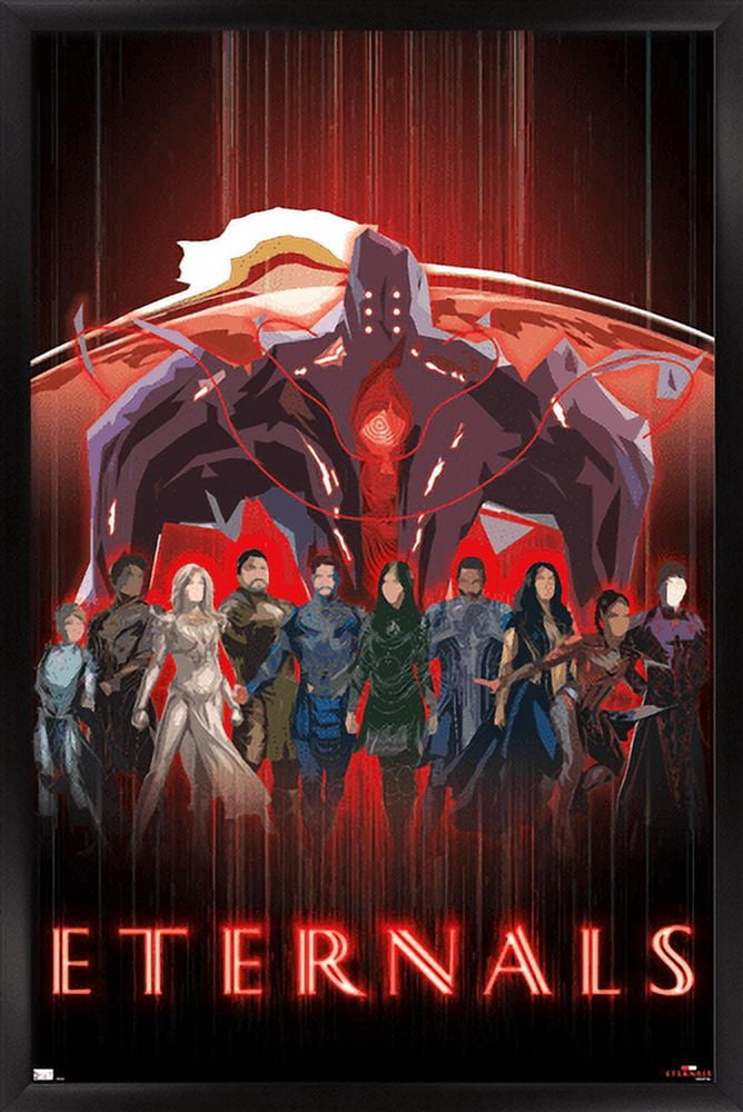 Marvel Eternals - Shadow Wall Poster, 14.725" x 22.375", Framed