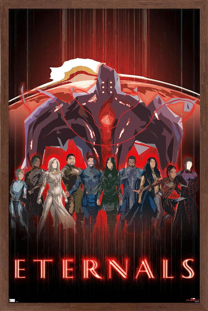 Marvel Eternals - Shadow Wall Poster, 22.375" x 34", Framed