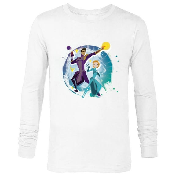 Marvel Eternals Stylized Cartoon Kingo and Sprite - Long Sleeve T-Shirt for Men - Customized-White