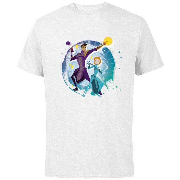 Marvel Eternals Stylized Cartoon Kingo and Sprite - Short Sleeve Cotton T-Shirt for Adults - Customized-White