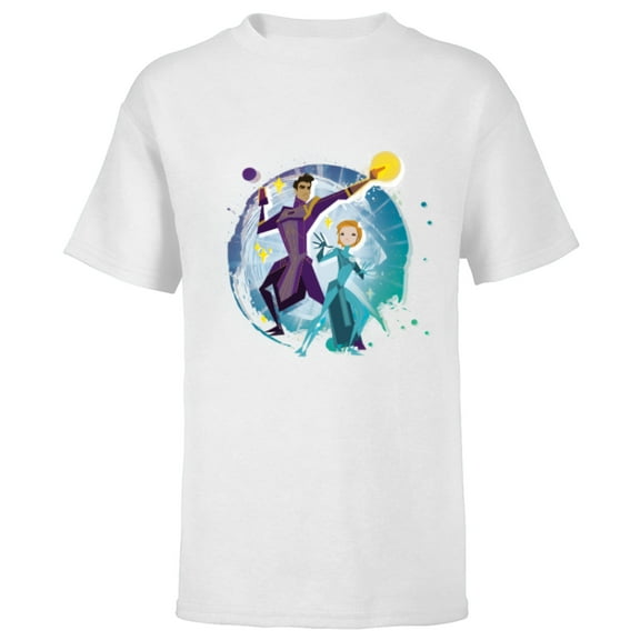 Marvel Eternals Stylized Cartoon Kingo and Sprite - Short Sleeve T-Shirt for Kids - Customized-White