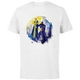 thumbnail image 1 of Marvel Eternals Stylized Cartoon Phastos and Ajak - Short Sleeve Cotton T-Shirt for Adults - Customized-White, 1 of 5
