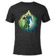 thumbnail image 1 of Marvel Eternals Stylized Cartoon Sersi and Ikaris - Short Sleeve Blended T-Shirt for Adults - Customized-Black, 1 of 5