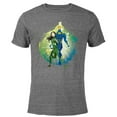 thumbnail image 1 of Marvel Eternals Stylized Cartoon Sersi and Ikaris - Short Sleeve Blended T-Shirt for Adults - Customized-Dark Heather, 1 of 5