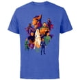 thumbnail image 1 of Marvel Eternals Team of Immortal Beings Bold Color - Short Sleeve Cotton T-Shirt for Adults - Customized-Royal Heather, 1 of 5