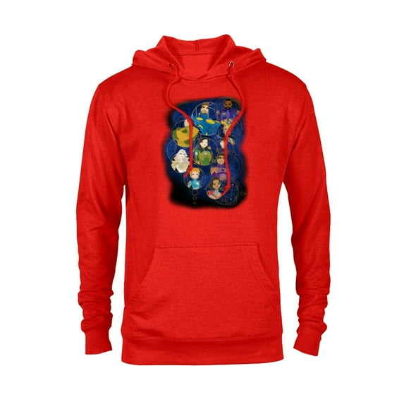 Marvel Eternals Team of Immortal Beings Group - Pullover Hoodie for Adults – Customized-Red Heather