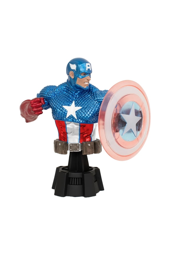 Marvel Exclusive Captain America Holo Shield Bust