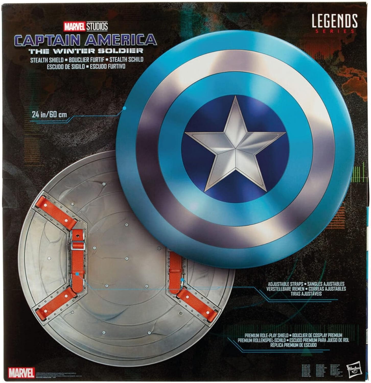 Marvels outlet Avengers Legend Captain America Shield, Medieval Falcon Shield