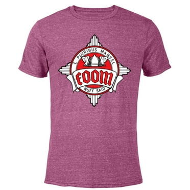 Marvel FOOM Fan Club Logo Nuff Said Retro Vintage Style - Short Sleeve Blended T-Shirt for Adults - Customized-Purple