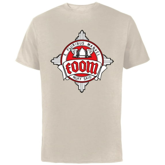 Marvel FOOM Fan Club Logo Nuff Said Retro Vintage Style - Short Sleeve Cotton T-Shirt for Adults - Customized-Natural