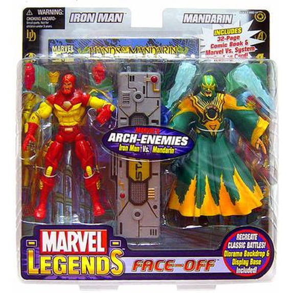 Marvel Face Off Series 2 Iron Man vs. Mandarin Action Figure