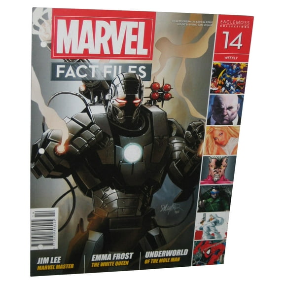 Marvel Fact Files Eaglemoss Collection Vol. 14 Weekly Paperback Book - (Iron Man Cover)