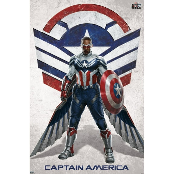 Marvel Falcon and Winter Soldier - Falcon Portrait Wall Poster, 22.375" x 34"